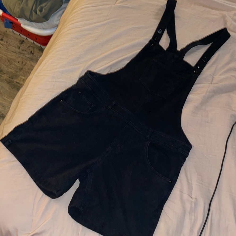 Black short overall